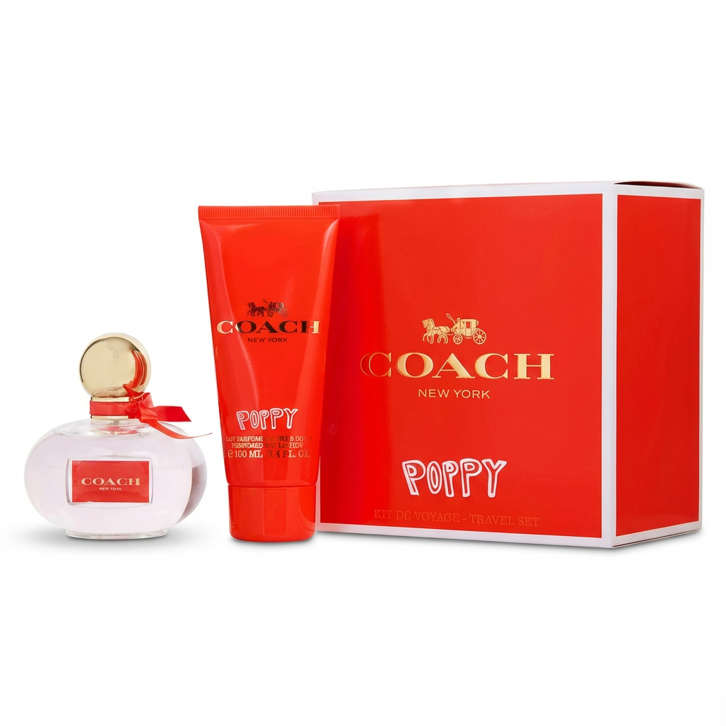 COACH_SET POPPY 2PCS / 3.3 EDP + 100 ML BODY LOTION L