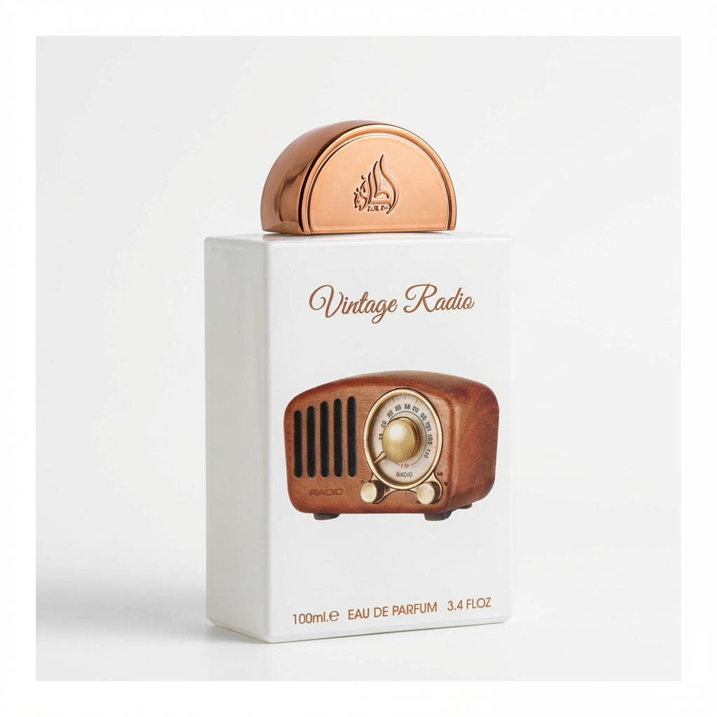 LATTAFA_SET PRIDE VINTAGE RADIO 4 PCS 3.4 EDP + TRAVEL 20 ML + PORT + PERFUMED SPRAY U