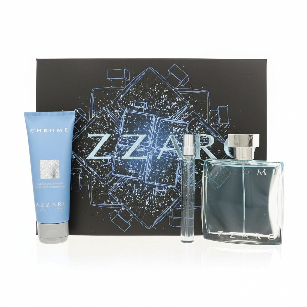 AZZARO_AZZARO CHROME 3.4 EDT M + 2.5 SHAMPOO + 10ML (132381) - France