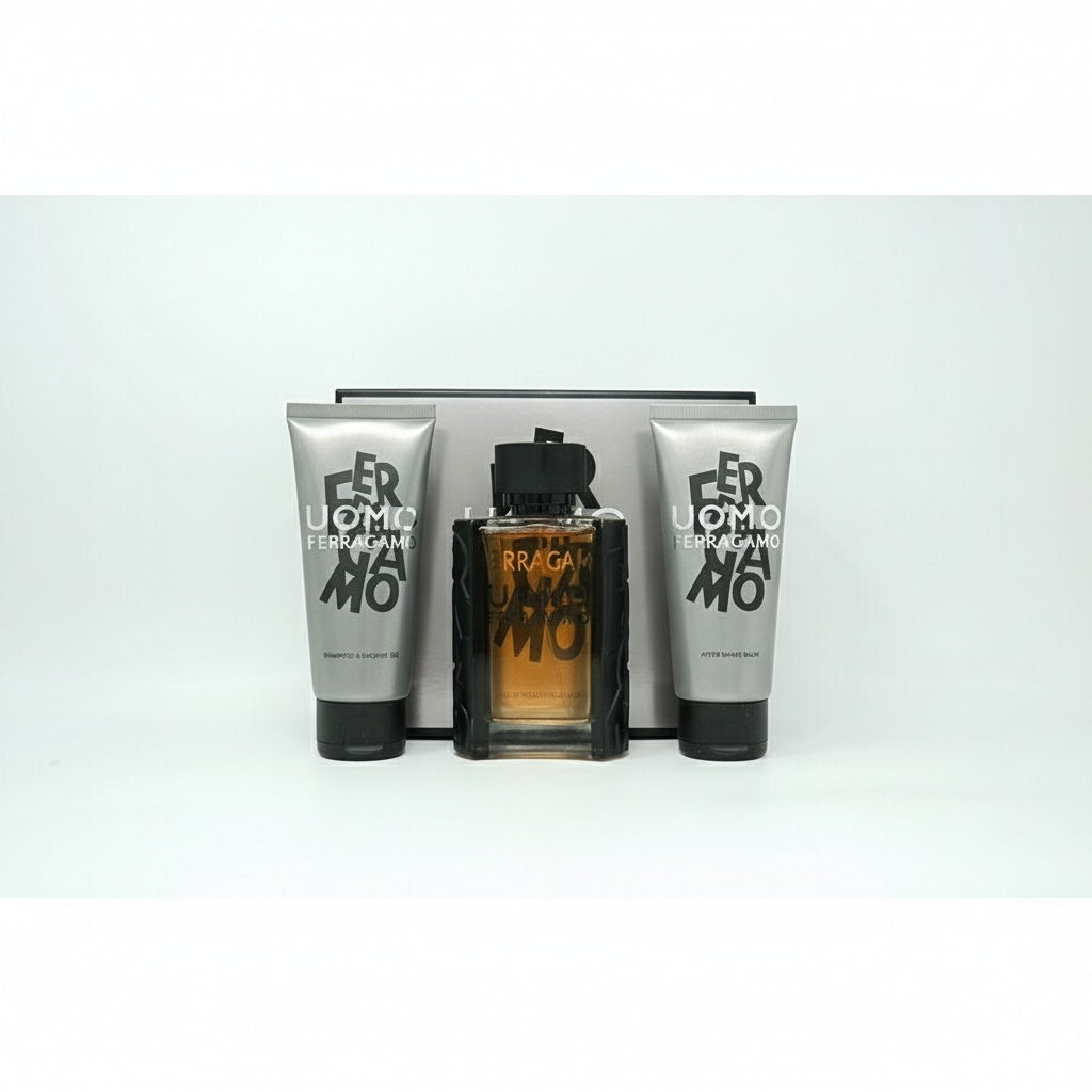 SALVATORE FERRAGAMO_FERRAGAMO UOMO 3.4 EDT M + 3.4 S/G + 3.4 ABS (128174) - Italy