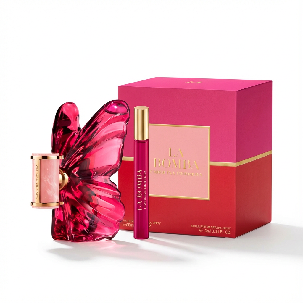 CAROLINA HERRERA_SET LA BOMBA 2 PCS /2.7 EDP + TRAVE 10 ML  L