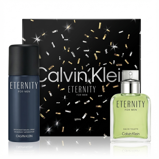 CALVIN KLEIN_SET ETERNITY FOR MEN 2PCS 3.4 EDT M + DEO SPRAY