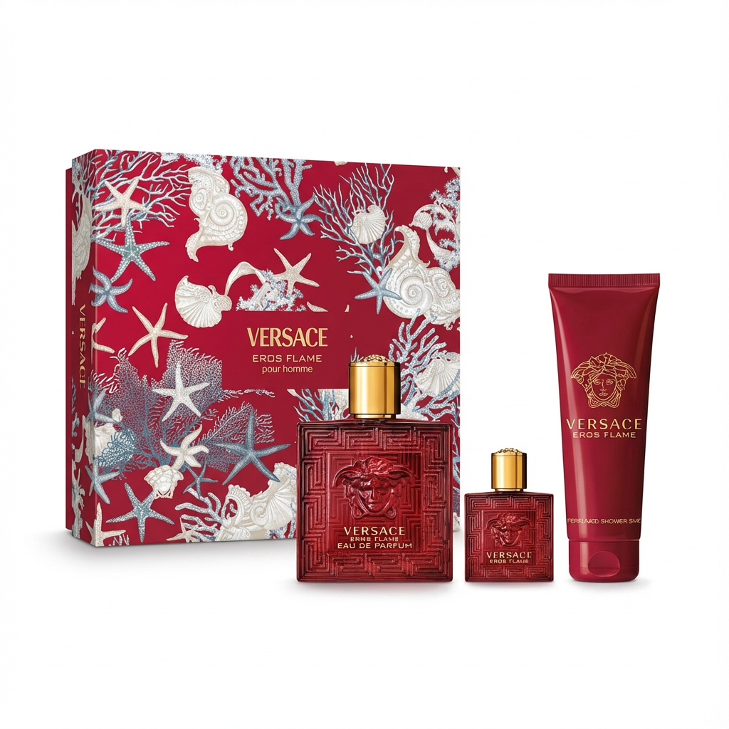 VERSACE_SET EROS FLAME 3 PCS 3.4 EDP M