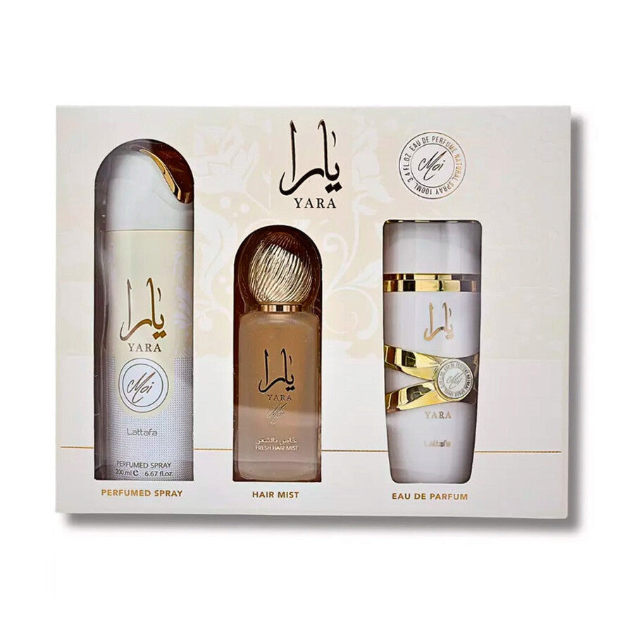 LATTAFA, LATTAFA YARA MOI 3.4 EDP L + 6.7 BODY SPRAY + 1.7 HAIRMIST  (118887) - Emirates